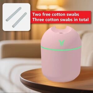 Aromatherapy Diffuser And Humidifier with Cool Mist And Night Light: Pink